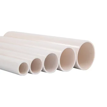 Water Supply Corrosion-Resistant PVC Plastic Tubes 50x2.4mm & Conduit Pipe 1.0MPa Flexible Irrigation Drainage Socket Connection