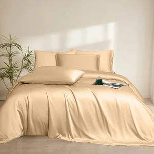 Wholesale Sustainable and Eco-Friendly Bamboo Bedding Set 100% Bamboo Fabric Woven Technique Includes Duvet Cover Pillowcases