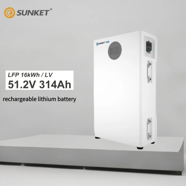 product sunket 16kwh eu stock stand alone hybrid grid system 100ah capacity low voltage lifepo4 solar energy storage battery pack split-1