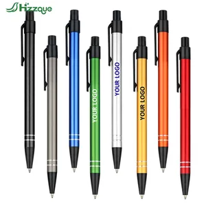 Premium Gift Ballpen Personalized Logo Metal Pen School Writing Office Supplies Wholesale Cute Custom Ballpoint Pen