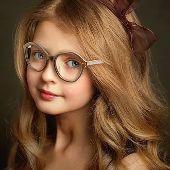 2024 Hot Selling Trendy Kids Frame Eyeglasses Fashion Designer Spectacles Retro Acetate Optical Frames Children s Eye Glasses Alibaba