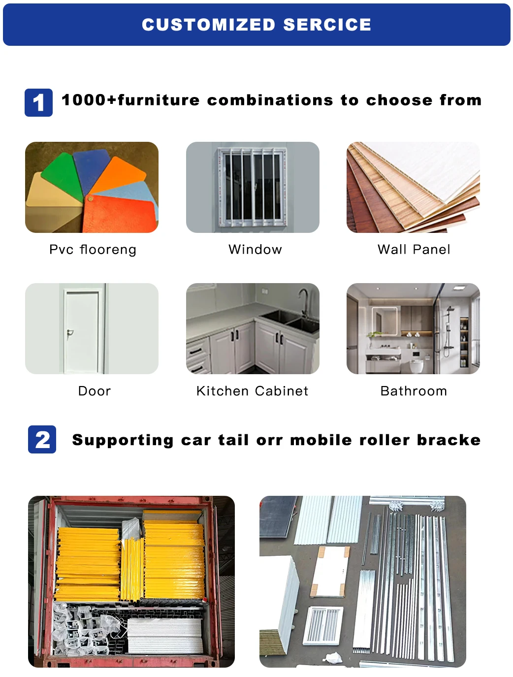 Customizable 40ft Detachable Container House with Glass Curtain Wall ...