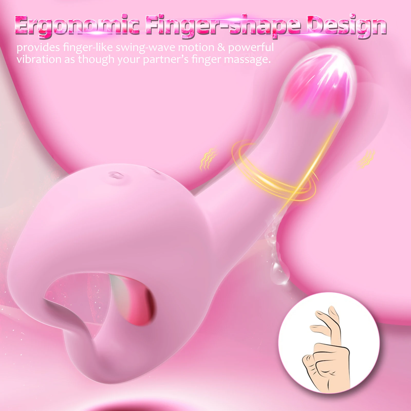 Handgehaltener Starker Stoß-Analvibrator Finger-Einführ-Vibrator  Prostata-Massagegerät Männliche Masturbation Sexspielzeug G-Punkt  Sexmaschine