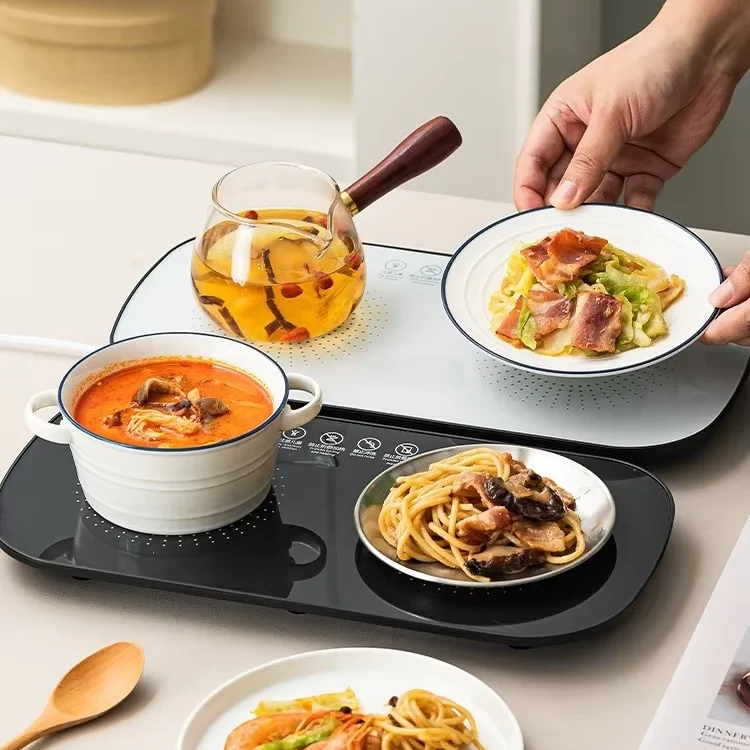 Household Intelligent Thermostatic Hot Plate Multifunctional Meals Heating Plate Can Be Defrosted Can Warm Wine Vegetables Tools 2