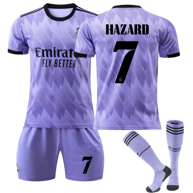 Real Madrid Purple Color Football Uniform Good Quality Wholesale Price  Custom Logo - China Wholesale Basketball Jersey and Football Jersey price