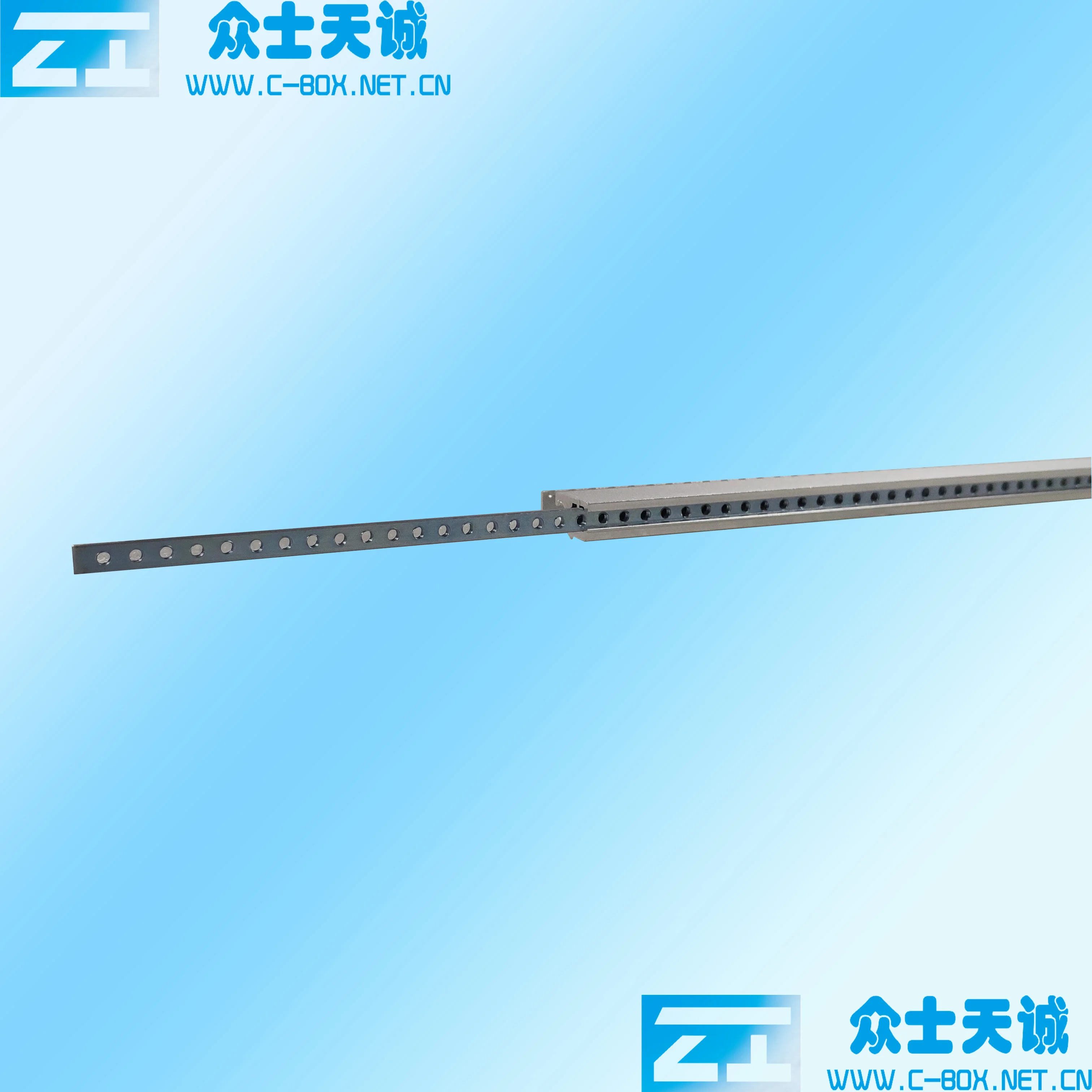 ZSTC C-BOX Schroff Horizontal Rails Threaded Insert, M2.5, 84HP