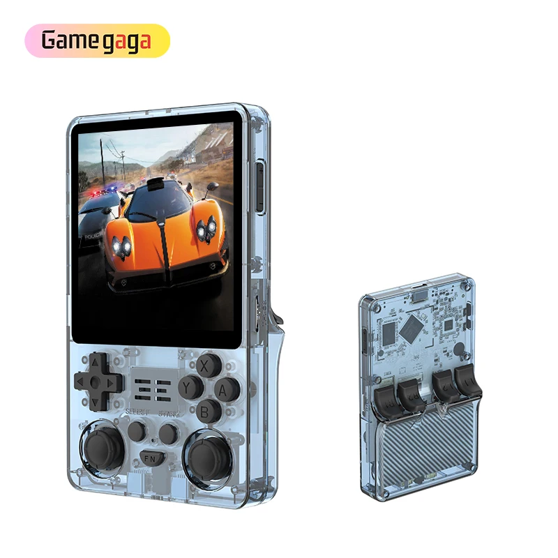 Yo Powkiddy RGB20SX Handheld Game Console 4 Inch Screen Retro 10000 Games TV Output Video Gaming Console RGB20S