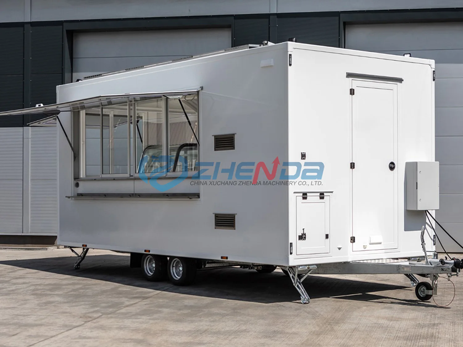 Colorful Popular Food Snack Trailer Tractor Mobile Kitchen with ...