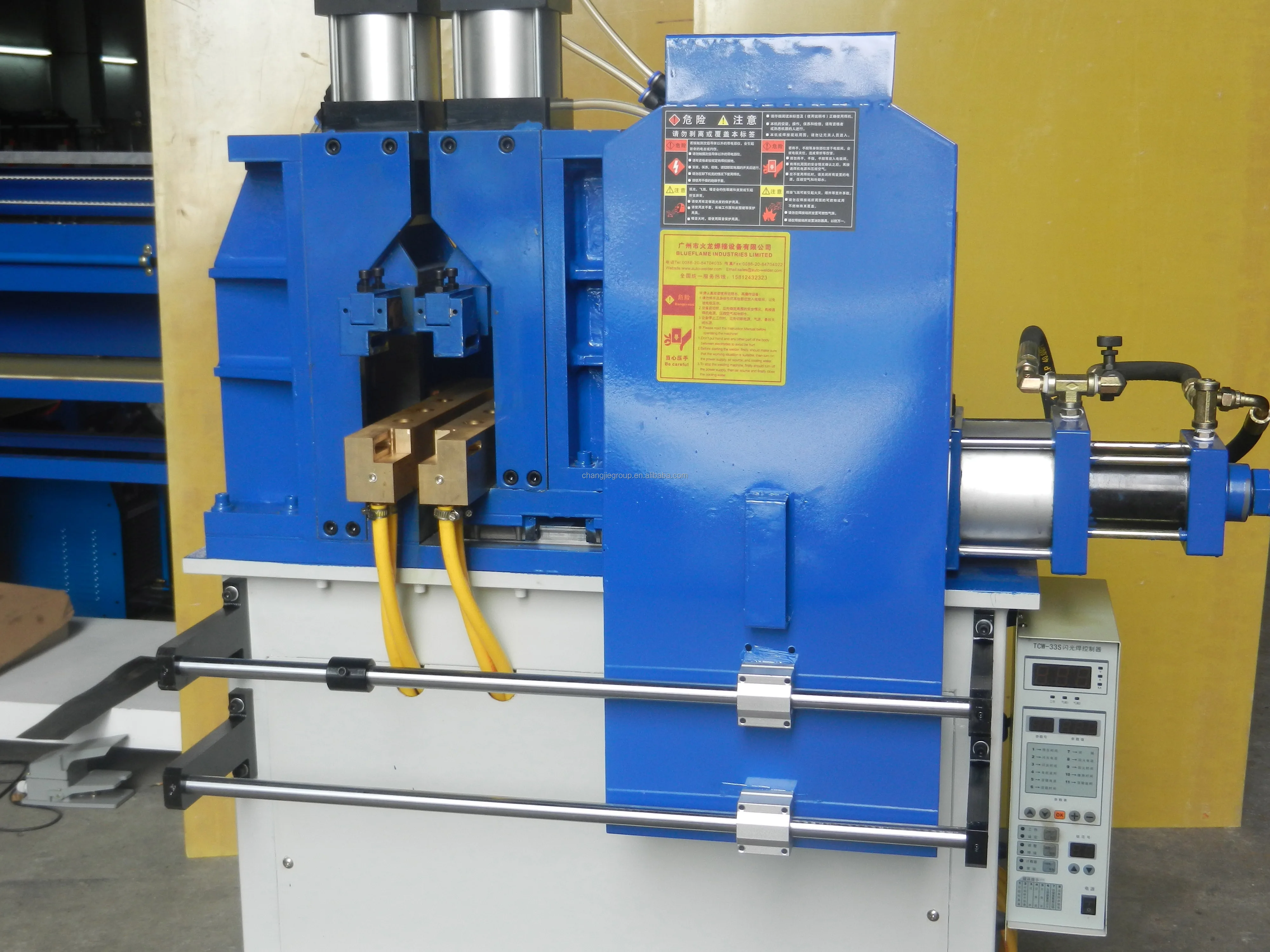 Automatic Wheel Rim Butt Welder Steel Chair Frame Tube Flash Butt Welding Machine