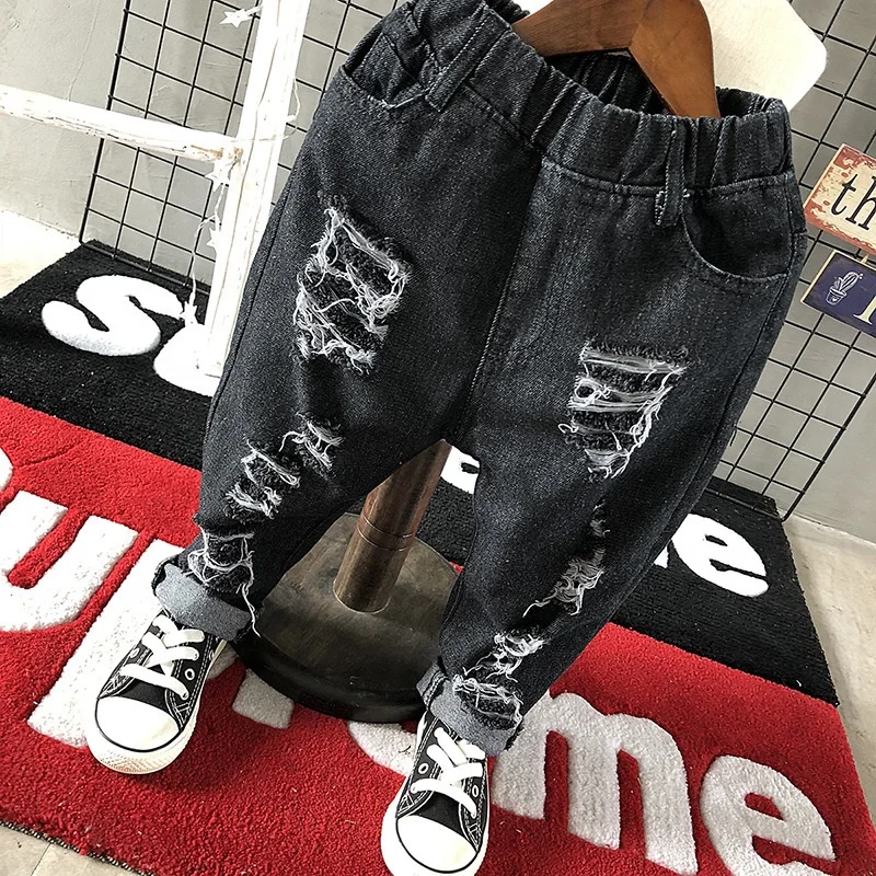 Осенние джинсы для малышей, штаны для мальчиков, одежда из 100% органического хлопка, осенняя одежда для малышей