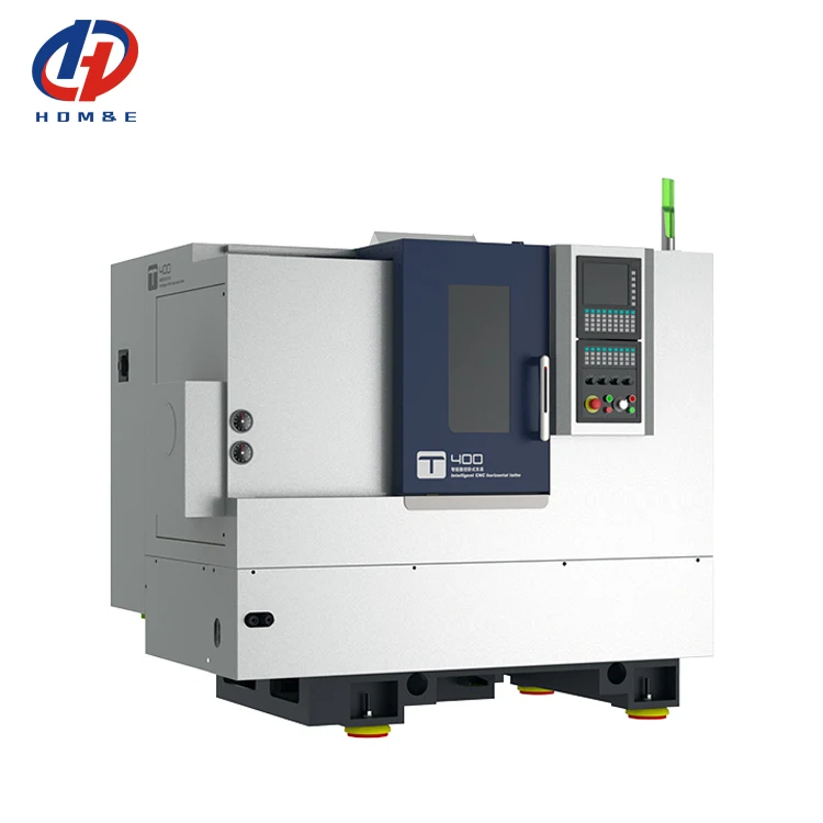 Economical CNC Lathe T300 GSK Controller Programmable Hydraulic Tailstock Horizontal Slant Bed CNC Lathe