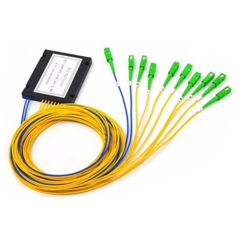 FTTH FTTX Fiber Optic Splitter PLC 1x4 1x8 1x16 SC APC UPC splitter abs ...