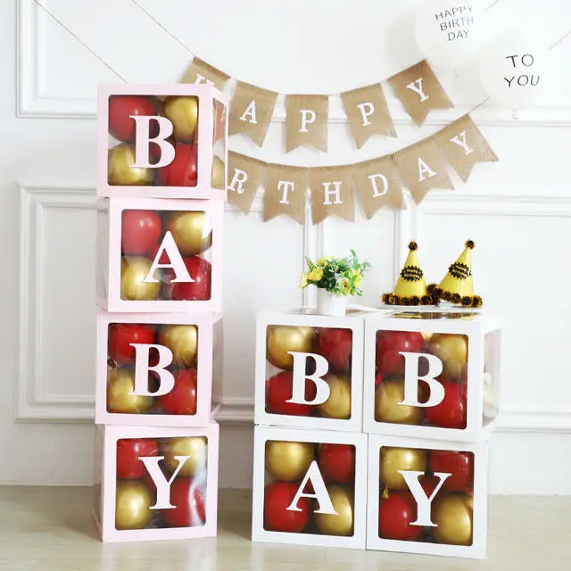 Boite En Papier A Ballons Avec Boutons Transparents Boite De Surprise Pour Anniversaire Demande En Mariage Decoration De Fete Boite De Lettres D Amour Pour Bebe 50 Pieces Buy Transparent Cartons Papier Ballon Boite Surprise D Anniversaire Boite Product