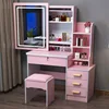 80cm918 pink right cabinet with light