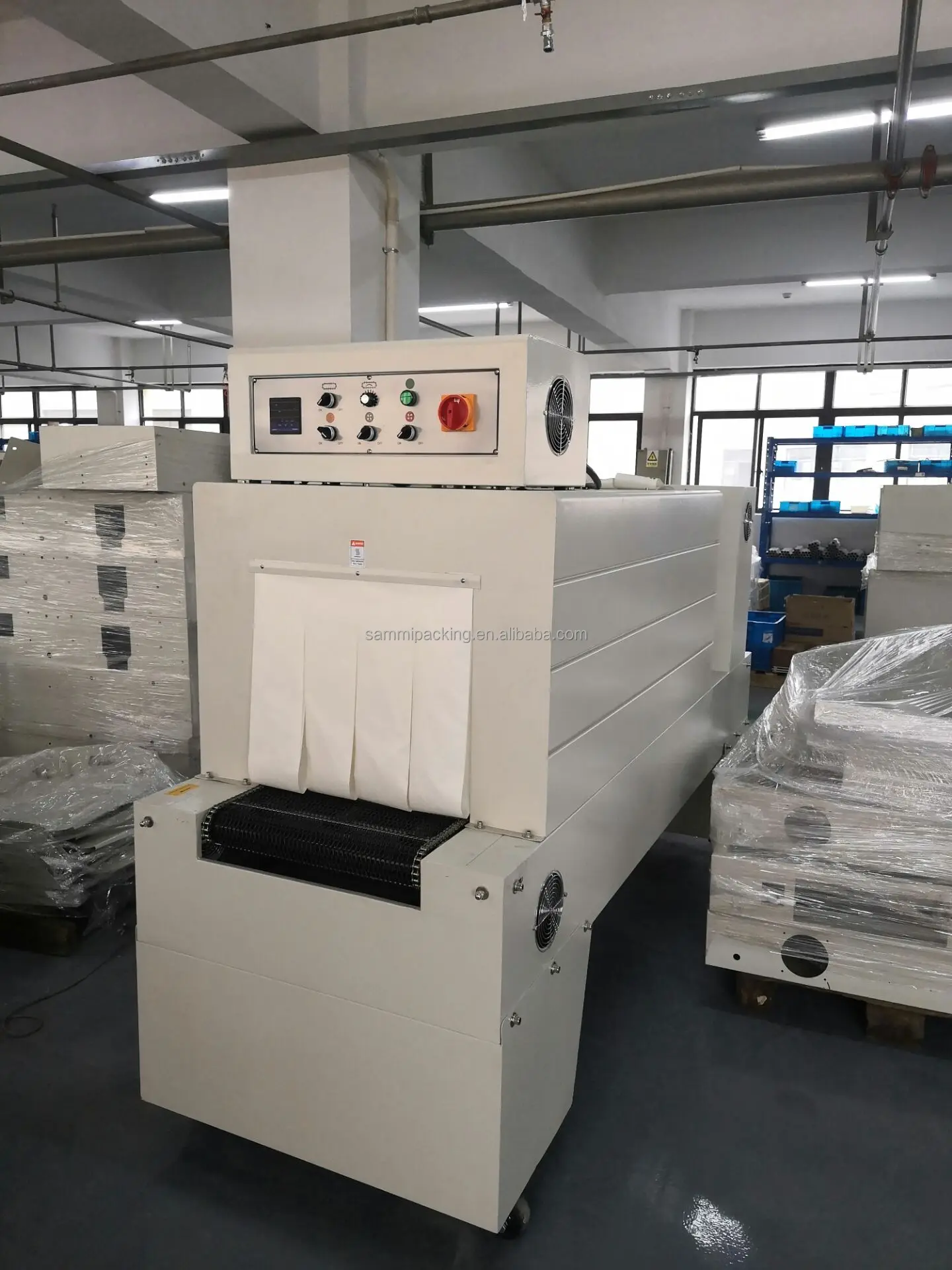 BZJ5038B Bottle Packing Machine Semi Automatic Sleeve Wrapper