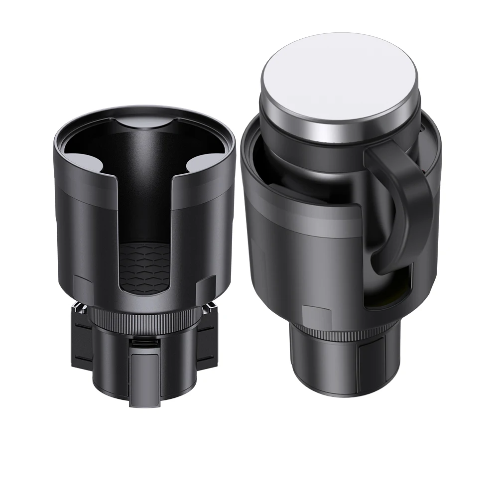 Universal Plus Integral Upgraded Car Cup Holders Adjustable Base Expander Organizer for Large Cups Coffee & Water Cup Holder
