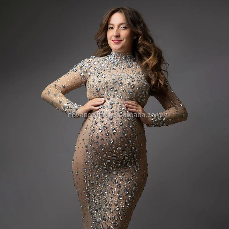 knee length dresses for ladies Diamond Gown main image 0