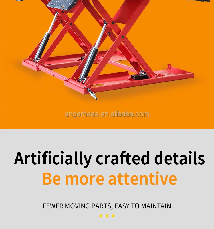 Small Shear Car Lift Lift 1.2 Meters Maintenance And Maintenance