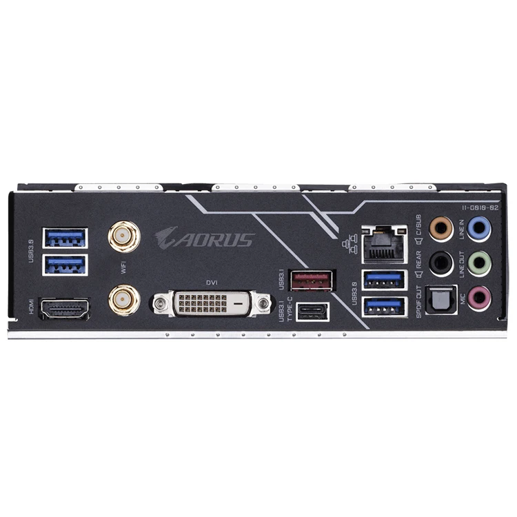 Placa-mãe GIGABYTE B450 AORUS PRO WIFI AMD AM4, usada, ATX, DDR4