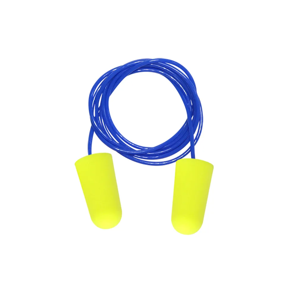 High Quality Disposable Earplugs With Nylon Cord Reduces Harmful Noise Reduction Hearing
