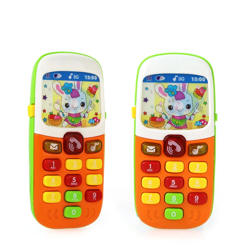 2019 Детский обучающий электронный мобильный телефон для раннего развития
