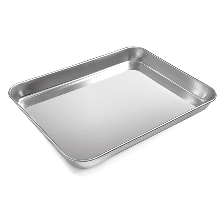 Factory Direct Commercial Durable Metal 2.5cm Deep Bread Baking Sheet