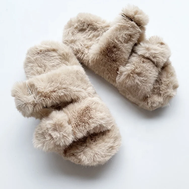 Faux Fur Walmart House Shoes Ladies Quaouag Women's Faux Fur