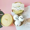 Lot de 3 petits pains blancs en forme d'ours + cuiseur vapeur