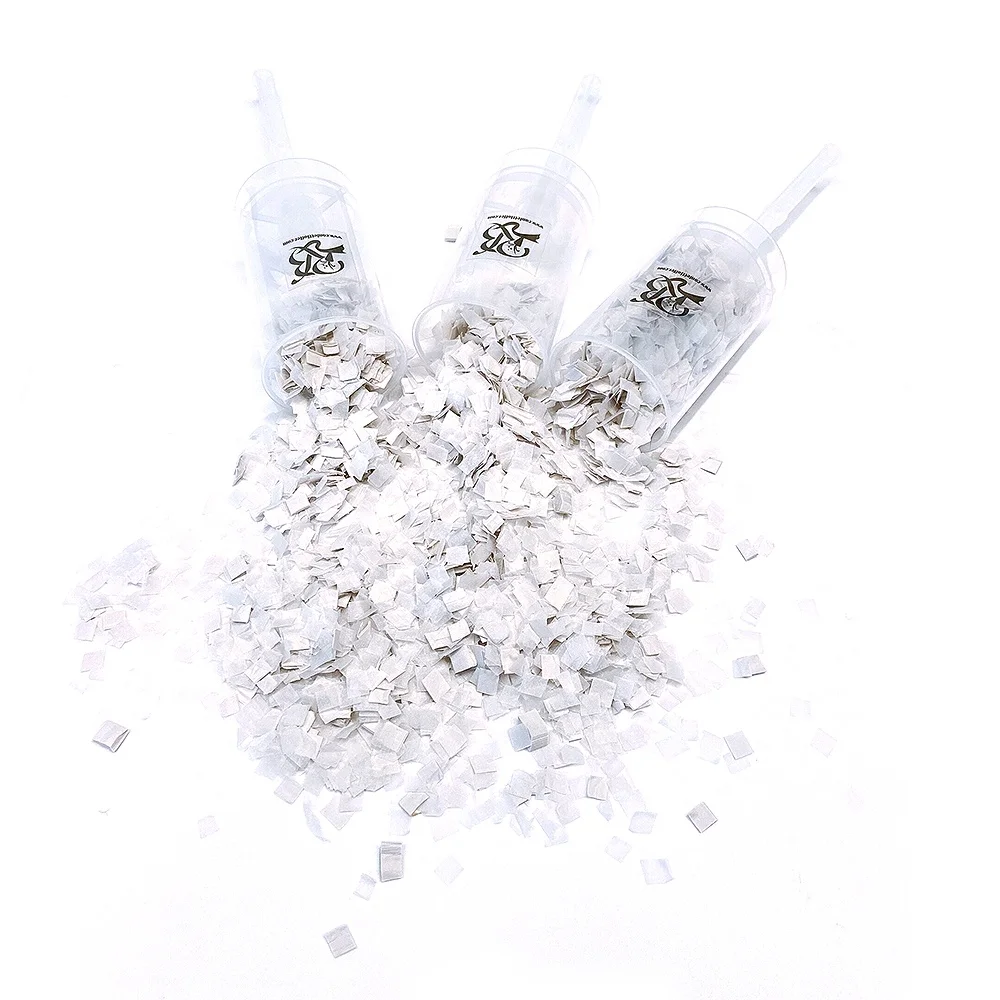 Одноразовые высококачественные товары для вечеринок пуш-поп конфетти Поппер для свадьбы