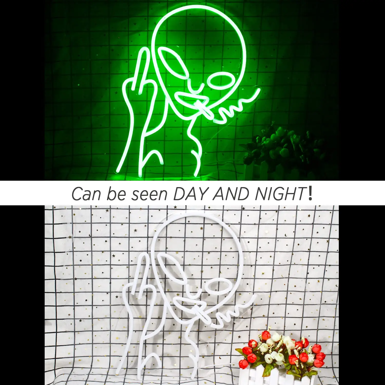 product smoking alien neon lights for wall decor green usb decorative led neon signs novel green alien neon signs-6