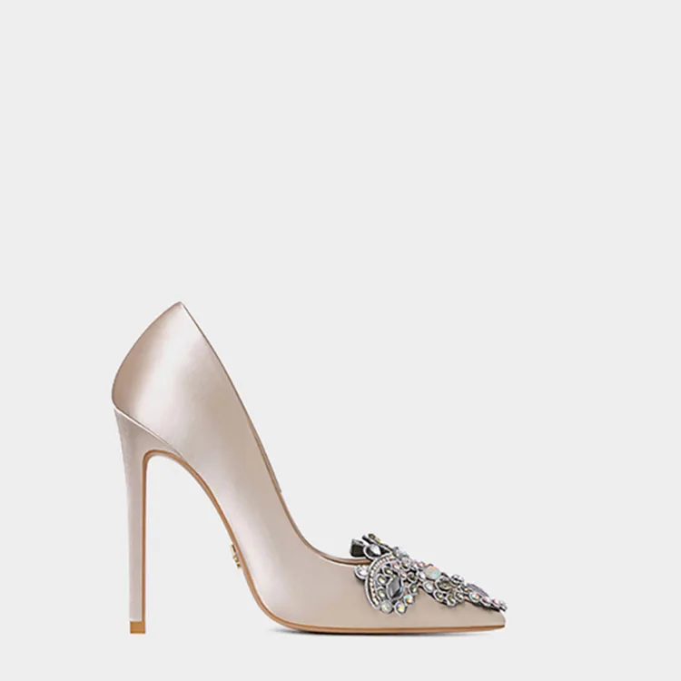 Stiletto Rojo con Tacón Medio - Zapatos con tacón lowcost