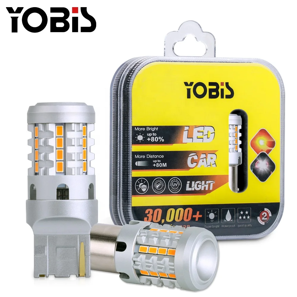 YOBIS CANBUS LED Turn Bulbs 3020 26SMD Chips White  Amber signal Light Bulb 1156