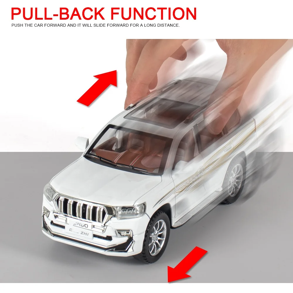 1:24 электрическая модель автомобиля игрушки со звуком и светом для открывания двери литые под давлением модели