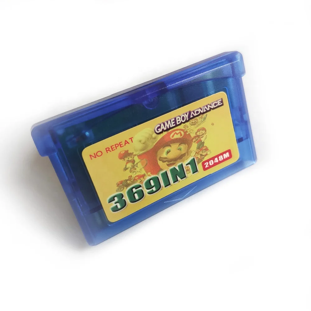 369 in 1 Games Multi Cart Cartridge for GBA | Includes Free