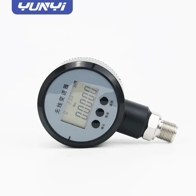 Yunyi IP65 Industrial IoT/4G/LoRaWAN Zigbee Pressure Gauge Digital Manometer Wireless Digital Pressure Gauge