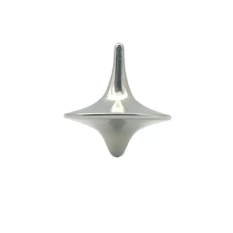 Trompo Neptuno Rvtkak Metal Gyro Top Gran Precisa Plata Juguete Rotación Magnética Decoración Acero Inoxidable Tops Equilibrio Rendimiento Con Base Trompo Metal