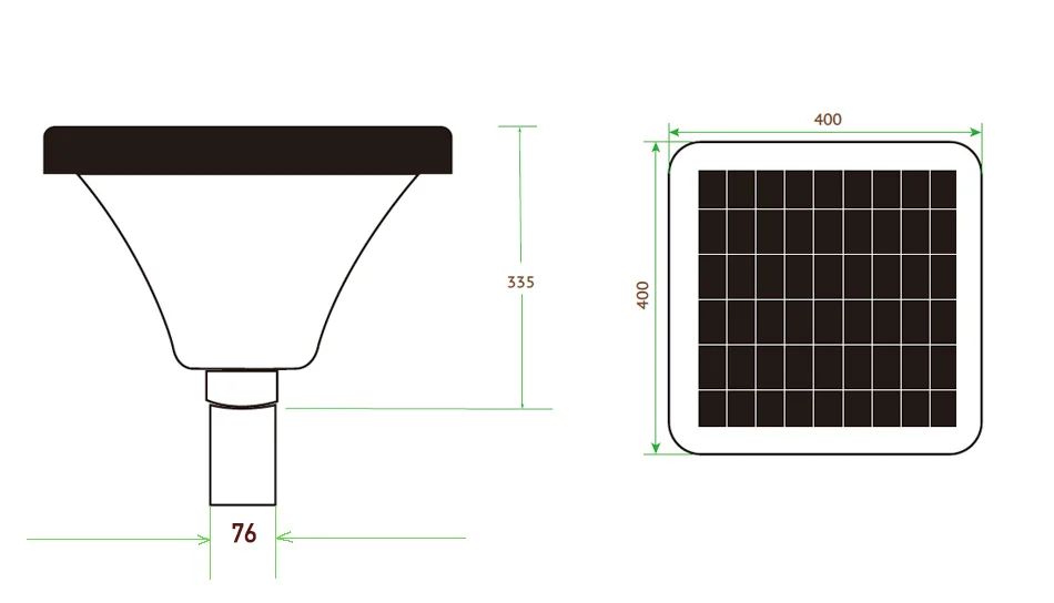 MIC adjustable remote control outdoor decorative waterproof 30W led solar powered garden lights