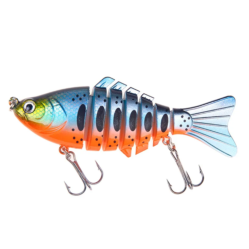 Segmented Bait Realistic Lures Mini Multi-section Trout Large Fishing 