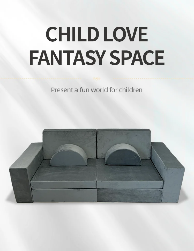 10 Pieces Toddlers Babies Playhouse Play Couch Set Game Sofa