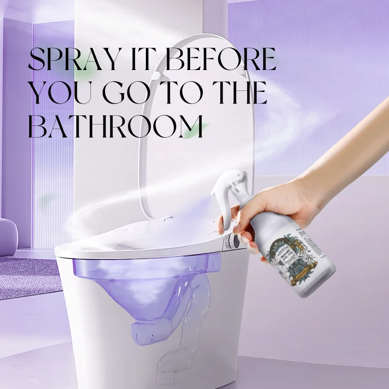 Private Label Natural Pre Poo Odor Away Poo Pourri Toilet Spray Use Before You Go Toilet