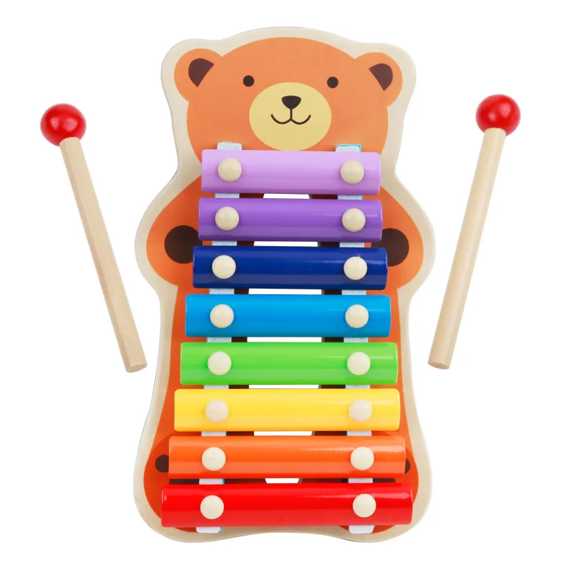 Wood Xylophone Large Child Education Wooden Toy Musical Instrument 