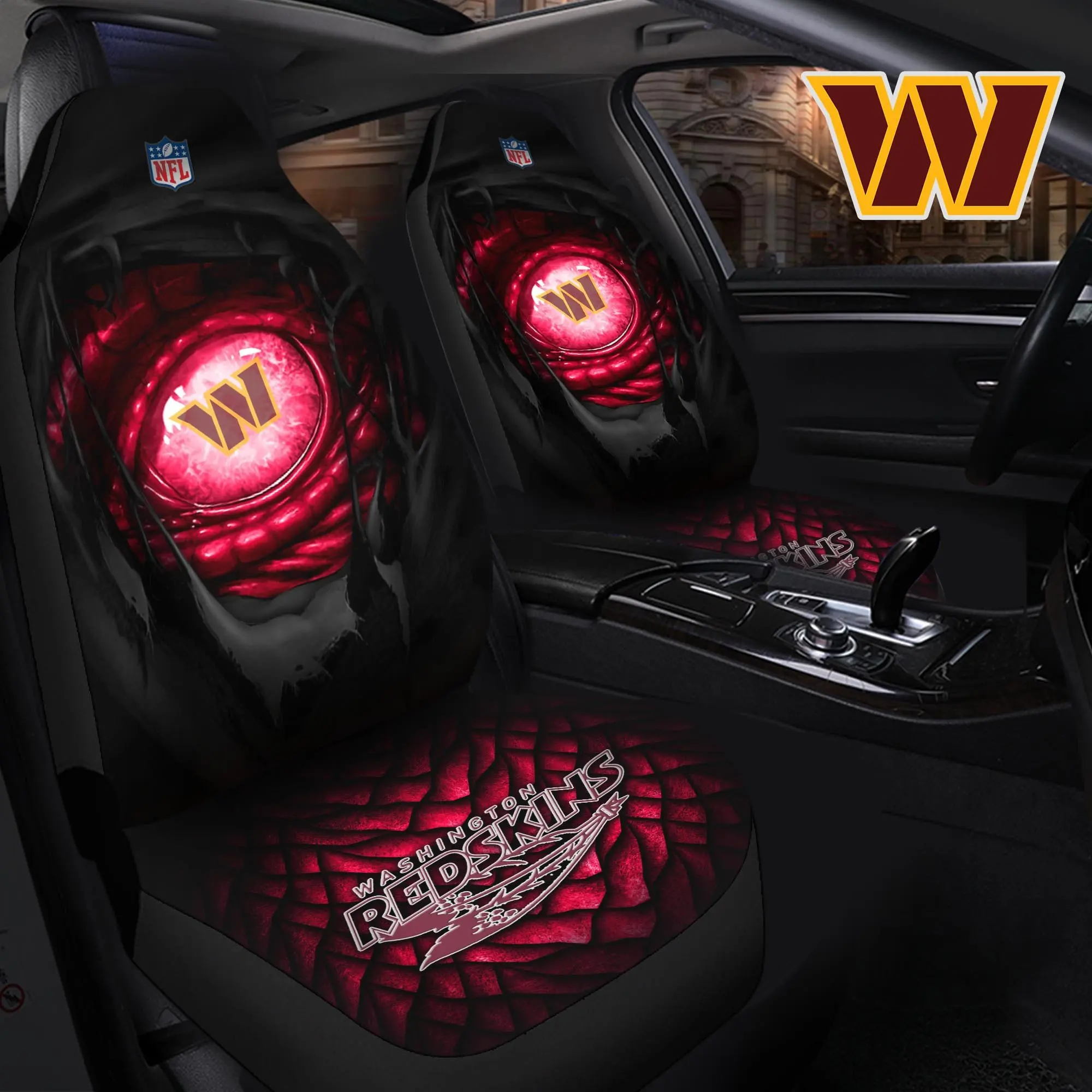 NFL Washington Redskins Car Seat Covers