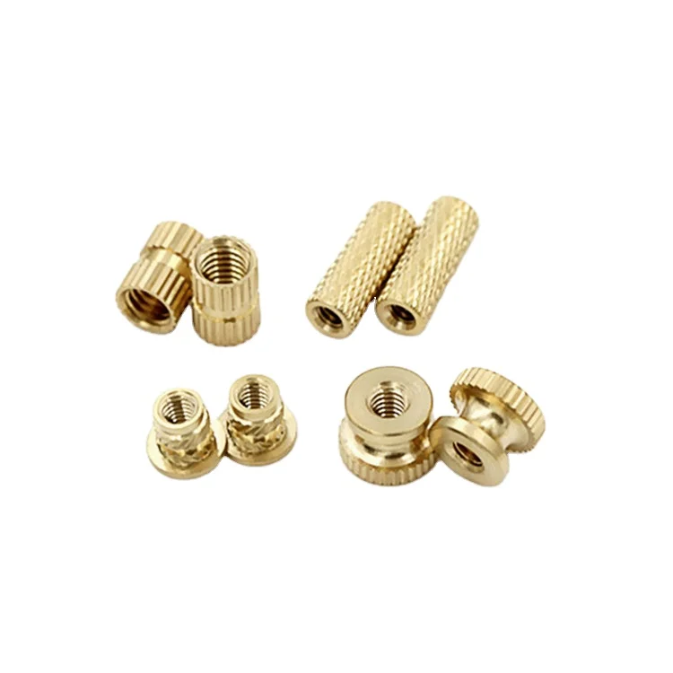 thumbnail image 2 of Haste Engineering Brass Knurled Thumb Nuts – 8-32 Thread – 100 Pieces (Made In USA) 2 of 4