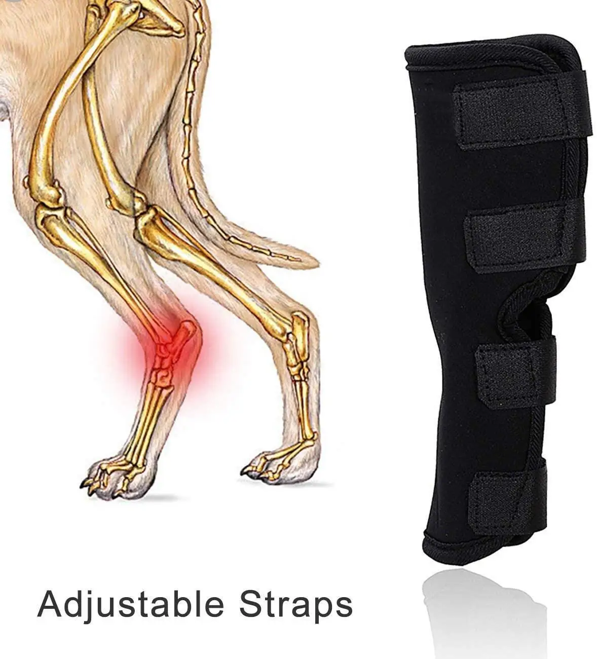 Front Leg Brace for Dogs and Cats, Dog Leg Brace for Improved Pet Mobility Sleeve for Carpal Support, Dog Leg Sleeve