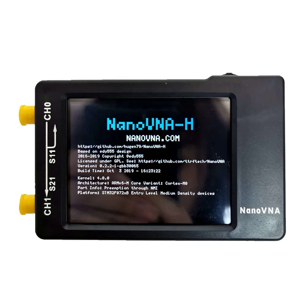 50K-900MHz NanoVNA-H HF VHF UHF Vector Network Analyzer Antenna+Battery+Case Kit 