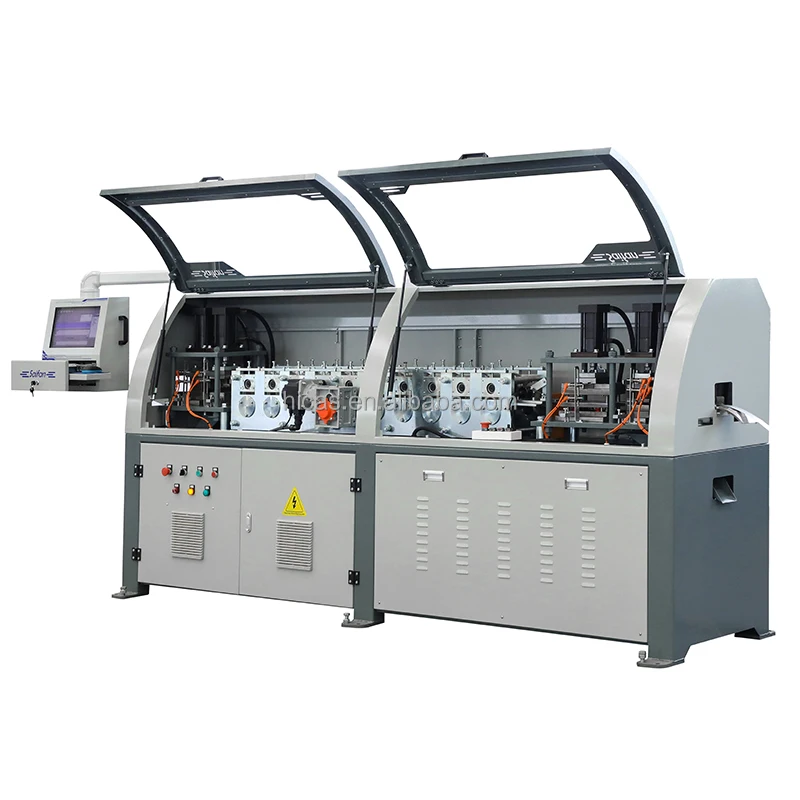 SF3202 Packing Machinery Automatic Nailless Wood Plywood Box Single Steel Strip Machine Price