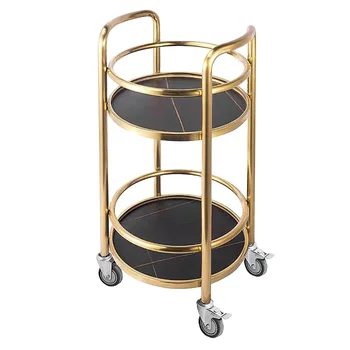 Hotel food delivery trolley, restaurant mobile wine cart, restaurant food delivery cart, home beverage cart
