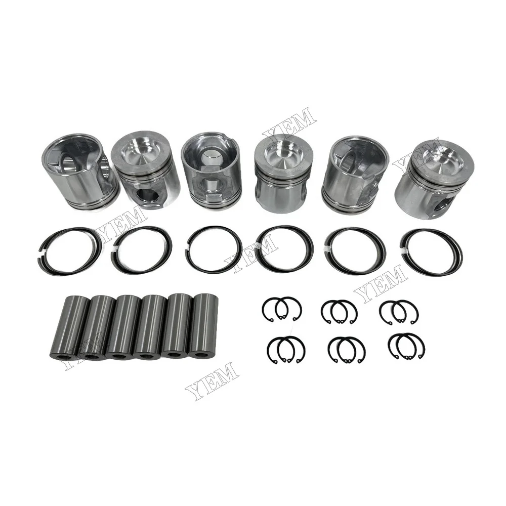 For Volvo D7E Engine Piston Set With Piston Ring Aftermarket Engine Parts 4