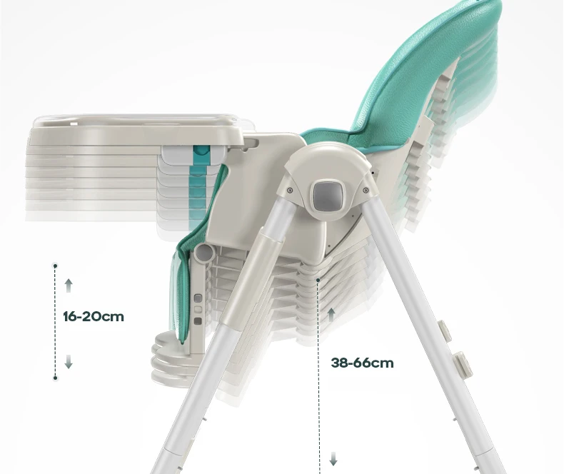 
Новая модель 2019 от китайского производителя, портативный складной детский пластиковый высокий обеденный стул для кормления для дома 