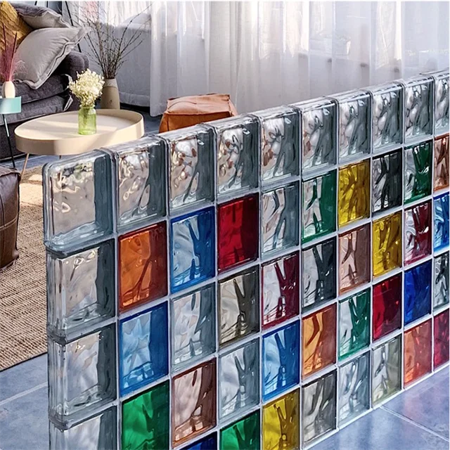 Transparent & Colored Hollow Glass Blocks for Decoration - OEM/ODM